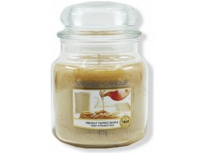 Yankee Candle Vonná svíčka Freshly Tapped Maple (Čerstvý javorový sirup),411 g