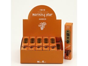 Nippon Kodo Morning Star Amber Vonné tyčinky, 50 ks