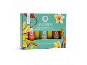 Song of India Essential Oil Aromaterapeutický set Happiness, 3 x 5 ml
