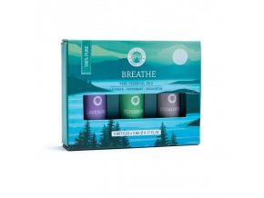 Song of India Essential Oil Aromaterapeutický set Breathe, 3 x 5 ml