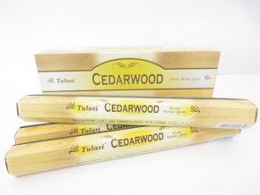 TULASI Vonné tyčinky CEDARWOOD, 20 ks