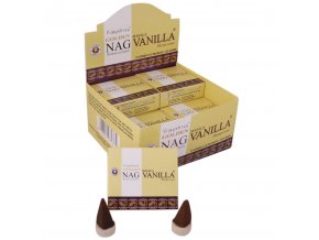 Vijayshree Vonné kužely Golden Nag Vanilla (Vanilka), 10 ks