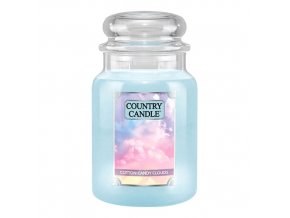 Country Candle Vonná svíčka Cotton Candy Clouds, 680 g.