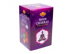 SAC Vonné tyčinky Seven Chakras, 7 x 5 tyčinek