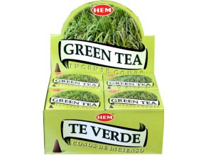 HEM Vonné kužely Green tea (zelený čaj), 10 ks
