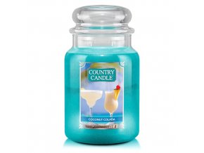 Country Candle Vonná svíčka Coconut Colada, 680 g.