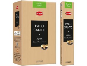 HEM Vonné tyčinky Organic Blend Premium Masala Palo Santo & Aura, 15 g