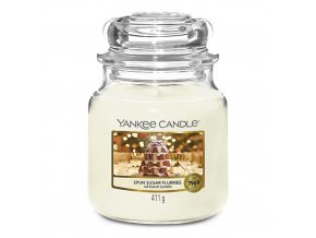 Yankee Candle Vonná svíčka Spun sugar Flurries, 411 g