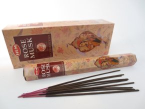 HEM Vonné tyčinky Rose Musk, 20 ks