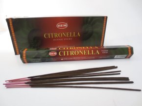 HEM Vonné tyčinky Citronella, 20 ks