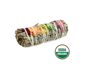 Green Tree Svazek pro vykuřování 7 Chakra White Sage (Šalvěj bílá), 10 cm, 1 ks