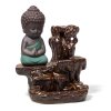 Mani Bhadra Stojan na vonné kužely Tekoucí dým Malý Buddha, 12 x 9 x 7 cm 1