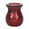 Jones Home Skleněná aroma lampa mozaika červená, 11 x 9 x 9 cm 1