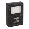 Magic Spell Candles Magické svíčky Happiness Bílá, 12 ks