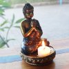 Ancient Wisdom Svícen na čajovou svíčku Buddha červený, 22 x 12,5 x 11 cm 6