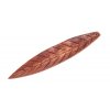 Mani Bhadra Stojánek na vonné tyčinky Dřevo mango Hnědý list, 28 cm