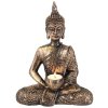 Mani Bhadra Svícen na čajové svíčky Thai Buddha, 27 x 20 x 9 cm