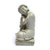 Mani Bhadra Svícen na čajovou svíčku Buddha šedý, 17,5 cm 2