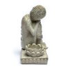 Mani Bhadra Svícen na čajovou svíčku Buddha šedý, 17,5 cm 3
