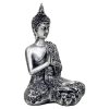 Mani Bhadra Svícen na čajové svíčky Thai Buddha Stříbrně kolorován, 20,5 cm 1