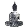 Mani Bhadra Svícen na čajové svíčky Thai Buddha Stříbrně kolorován, 20,5 cm 2