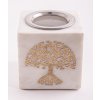 Holy Smokes Aroma lampa a Kadidelnice 2 v 1 Tree of life Strom života Mramor, 10 x 9 x 9 cm 2