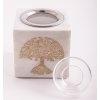 Holy Smokes Aroma lampa a Kadidelnice 2 v 1 Tree of life Strom života Mramor, 10 x 9 x 9 cm