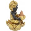 Mani Bhadra Stojan na vonné kužely Tekoucí dým (Malý Buddha), 10,3 cm 3
