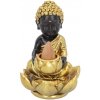Mani Bhadra Stojan na vonné kužely Tekoucí dým (Malý Buddha), 10,3 cm