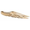 Mani Bhadra Nerezové kleště pro rychlozápalné uhlíky Andělská křídla zlatavé, 23 cm