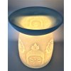Mani Bhadra Aroma lampa Buddha (bílá keramika), 12,5 x 9,5 cm 2