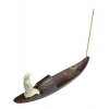 Mani Bhadra Stojánek na vonné tyčinky Čínská loďka, 28 cm 1