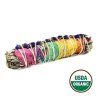 Green Tree Svazek pro vykuřování 7 Chakra Sage (Šalvěj bílá), 15 cm, 1 ks