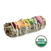 Green Tree Svazek pro vykuřování 7 Chakra White Sage (Šalvěj bílá), 10 cm, 1 ks