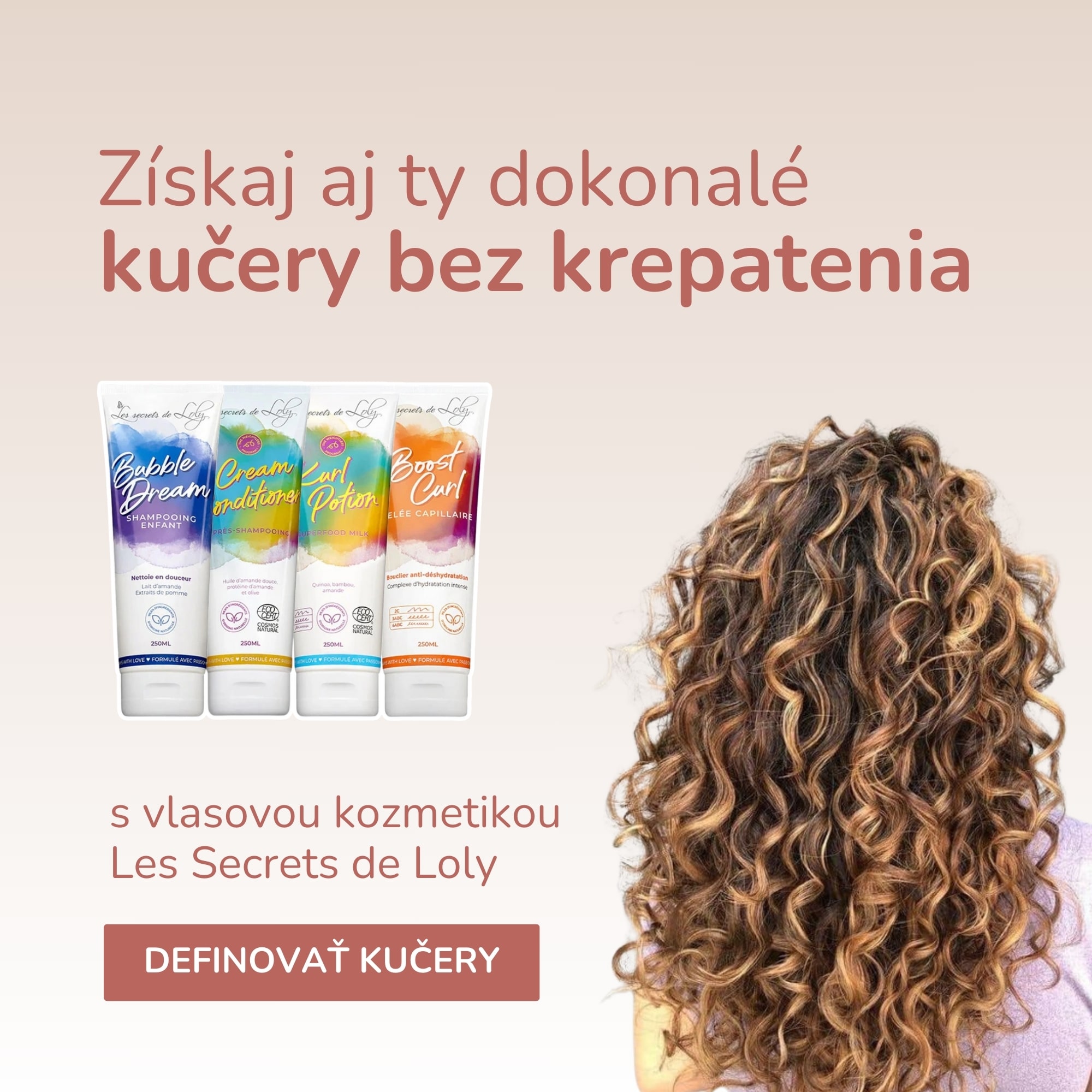 Kozmetika pre kučeravé vlasy