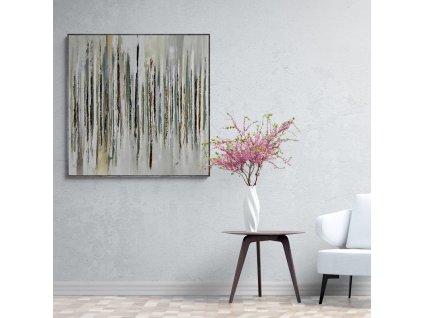 SPARKLING – modern absztrakt akril festmény – 100×100 cm