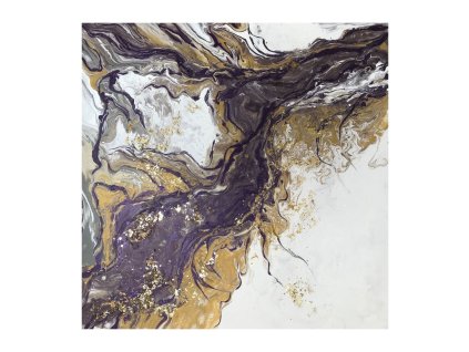 Ametiszt – kézzel festett absztrakt akrilfestmény 70×70 cm