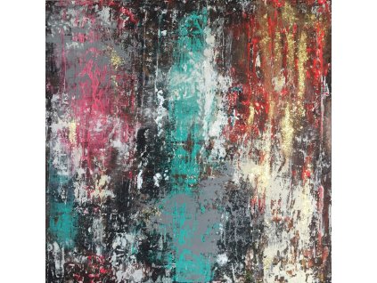 MOMENTS – absztrakt mixed media festmény