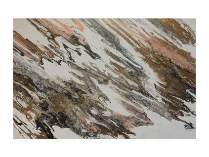 Homok a szélben – kézzel festett absztrakt akrilfestmény 80×120 cm