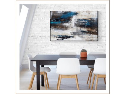 Rodos – modern absztrakt akril festmény