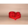 Szív formájú dísz, mécsestartóval