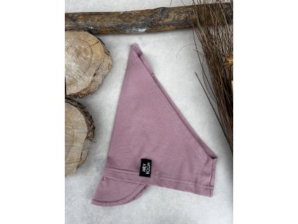 šátek s kšiltem starozůžový