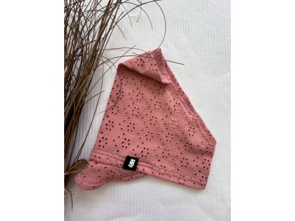 Šátek s kšiltem madeira losos