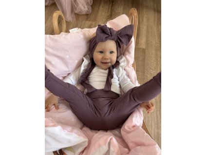 Body žebrované BASIC Big ecu dlouhý rukáv