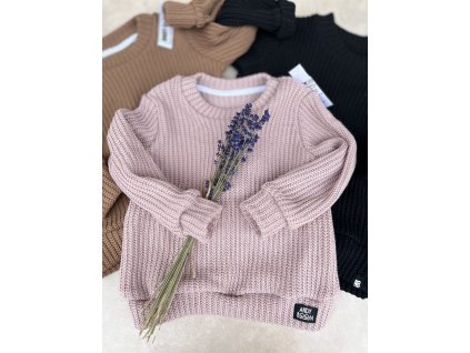 Dětský svetr Big starorůž