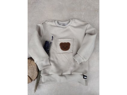 Dětská mikina little Bear sand