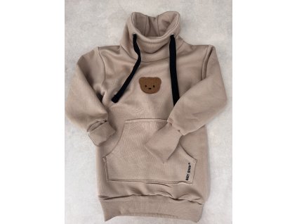Mikinové šaty Little Bear mocca