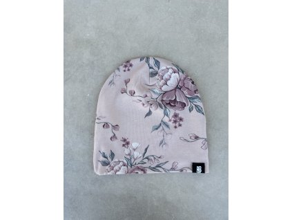 čepice old rose Pivoňky