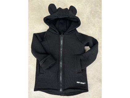 Dětská mikina/kabátek na zip Bear black