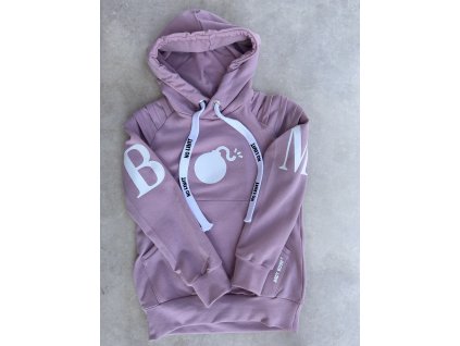 Dívčí mikina bomba starorůž